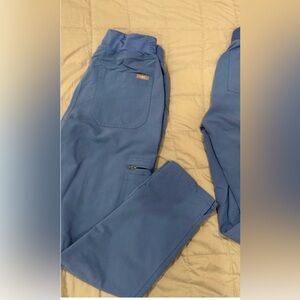 Figs Blue Cargo Pants